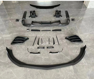 FACELIFT AERO KIT DELANTERO Y TRASERO LIP TRASERO SPOILER ESCAPE PARA MERCEDES W223 SPORT ACTUALIZACIÓN AL ESTILO <span class=keywords><strong>BABUS</strong></span> - Product Image 2