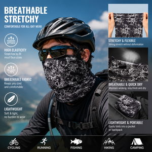 Cache-cou respirant et extensible pour moto, cyclisme, pêche, course à pied et sports de plein air - Product Image 4