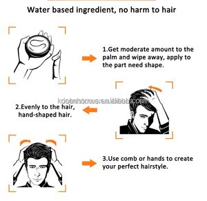 Pâte <span class=keywords><strong>de</strong></span> cire d'argile pour cheveux mate <span class=keywords><strong>de</strong></span> couleur verte à forte tenue à base d'eau pour hommes - Product Image 6