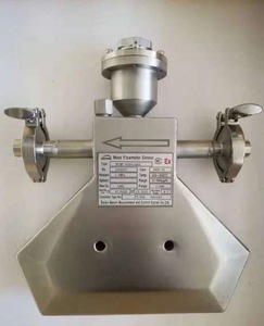 Capteur de débit massique Coriolis en acier inoxydable, connexion à trois colliers de serrage, antidéflagrant pour liquides, gaz, boues et huiles lourdes - Product Image 4