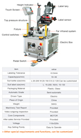 Machine d'étiquetage semi-automatique GOSUNM pour bouteilles, cônes, bocaux carrés, ronds, ovales et plats – Prix de détail