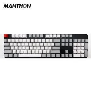 Özel kauçuk kedi Hotswappable japon Keycaps klavye mor reçine zincir Retro daktilo bakır 3D klavye anahtar kapaklar seti