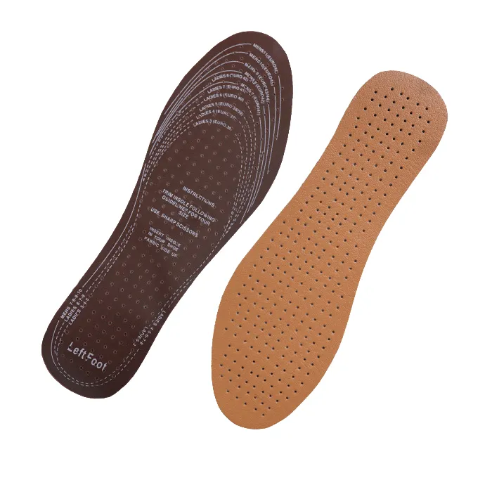 Almohadillas de látex suaves para zapatos, plantillas de cuero cómodas y transpirables, para la salud del pie, informales, talla libre