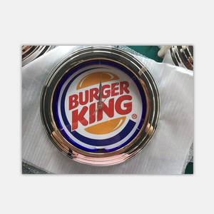 للبيع بالجملة بسعر المصنع في الصين ساعة نيون معدة مخصصة مطلية بالكروم مقاس 15 بوصة لتزيين المنزل والحانة - Product Image 4