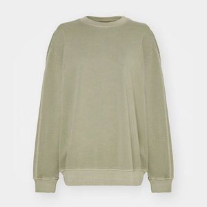 Sudadera a prueba de viento de lana con estampado transpirable para mujer, traje de invierno de gran tamaño, hombro caído informal con bolsillos laterales - Product Image 2