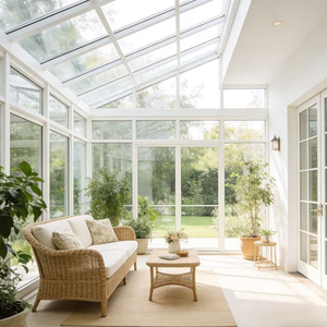 Solárium <span class=keywords><strong>de</strong></span> Estilo Moderno con Techo <span class=keywords><strong>de</strong></span> Policarbonato, Vidrio Templado <span class=keywords><strong>de</strong></span> Aluminio, Invernadero <span class=keywords><strong>de</strong></span> Jardín Exterior, Solárium <span class=keywords><strong>de</strong></span> Patio Personalizado - Product Image 6