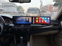 Écran double 24,6 pouces Android 14 CarPlay sans fil Android Auto GPS pour BMW Série 5 E90 Autoradio Lecteur multimédia