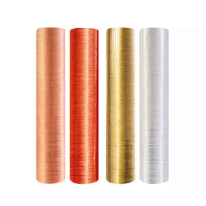 Manufacturer brushed gold vinyl self adhesive plotter roll self adhesive vinyl for pigment ink