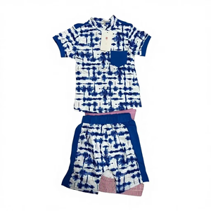 Vêtements pour enfants et bébés en gros, ensembles pour enfants de 0 à 10 ans, vêtements d'été mixtes, matière polyester - Product Image 1