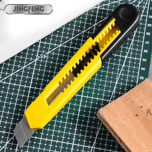 Jingfeng Utility Knife 160mm Yellow Stainless Steel Blade <b>For</b> Crafting And Cutting - Product Image 1