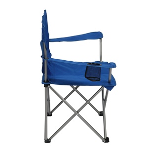 Silla Plegable Portátil Negra para Pesca al Aire Libre, Jardín, Festival, Picnic, Playa y Camping con Portavasos - Product Image 5