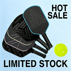 Raquette de pickleball en fibre de carbone avec design Aero Hole pour une vitesse de swing plus rapide, raquette de qualité professionnelle pour les tournois - Product Image 5