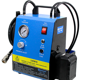 Machine à vidange d'huile de frein électrique à impulsions KT-6216 grise (batterie au carbone 12V/220V/21V) - Product Image 2