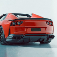 Aileron arrière en carbone sec de style N de haute qualité, spoiler de piste à forte force descendante, pièces aérodynamiques pour Ferrari 812 GTS 2018~2026