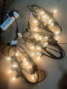 Guirnalda de Luces LED de Alta Resistencia con Cable de 10 m para Jardín, Iluminación de Terraza, Blanco Cálido 2700K para Navidad - Product Image 6