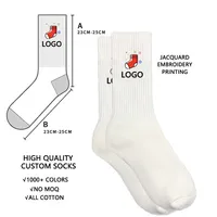 Chaussettes de sport unisexes en coton à compression, haute qualité, avec logo personnalisé, invisibles, basses, mi-mollet, pour hommes