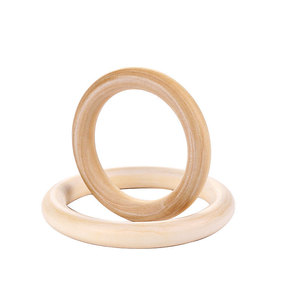 Anelli in Legno di Paulownia Naturale Personalizzati <span class=keywords><strong>per</strong></span> Ferramenta Fai-da-Te, Cerchi e Anelli in Legno Grezzo <span class=keywords><strong>per</strong></span> Tende e Artigianato - Product Image 2
