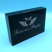 Cadeau acrylique plexiglas épais clair personnalisé sublimation carré Logo Art bloc presse-papiers brique Plaque artisanat bloc acrylique