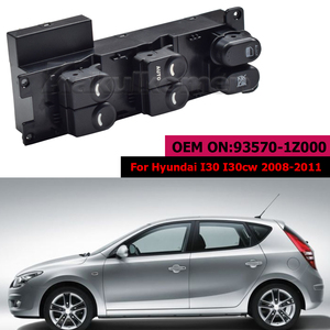 Interruttore di controllo alzacristalli elettrico 93570-1Z000 16 pin per <span class=keywords><strong>Hyundai</strong></span> I30 I30cw <span class=keywords><strong>2008</strong></span> 2009 2010 2011 935701 z000 935702 l020 - Product Image 2