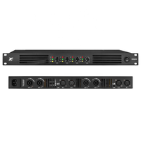 Amplificateur de puissance numérique 4 canaux classe D 600W*4 RMS, format 1U, amplificateur de puissance à commutation audio