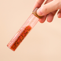 Pot de stockage pour safran de 22 mm de diamètre, 30 ml de volume, avec joint sécurisé, bouchon à vis, logo et couleur personnalisés