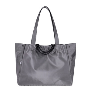 Bolsa de Playa de Nailon Plegable Impermeable de Primera Calidad para Mujer, con Estampado Personalizado, Bolsa de Compras Casual de Nailon Plegable - Product Image 1