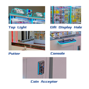 Marwey populaire monnayeur 12 trous pousser prix machine d'arcade en gros jouet cadeau machine de jeu - Product Image 5