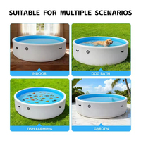 Piscine gonflable professionnelle haute pression pour nouveau-nés et enfants, 15 PSI, parois rigides Drop-Stitch, longue, avec fond marchable