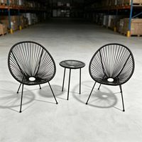 Chaise à bascule moderne et contemporaine en rotin PE 2026 - Chaise de jardin pliable écologique pour l'extérieur et le jardin