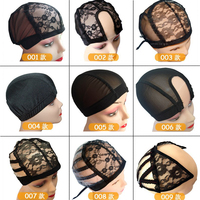 Couverture complète 22 modèles filet à cheveux antidérapant dentelle perruque Stretch Net dôme maille Spandex Net dôme casquette dôme perruque casquettes pour faire des perruques dentelle