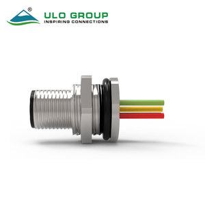 Conector de Plástico M12 de 4 Pines y 3 Pines, Conector Circular Moldeado Personalizado, Cable M8 Impermeable IP67 - Product Image 2