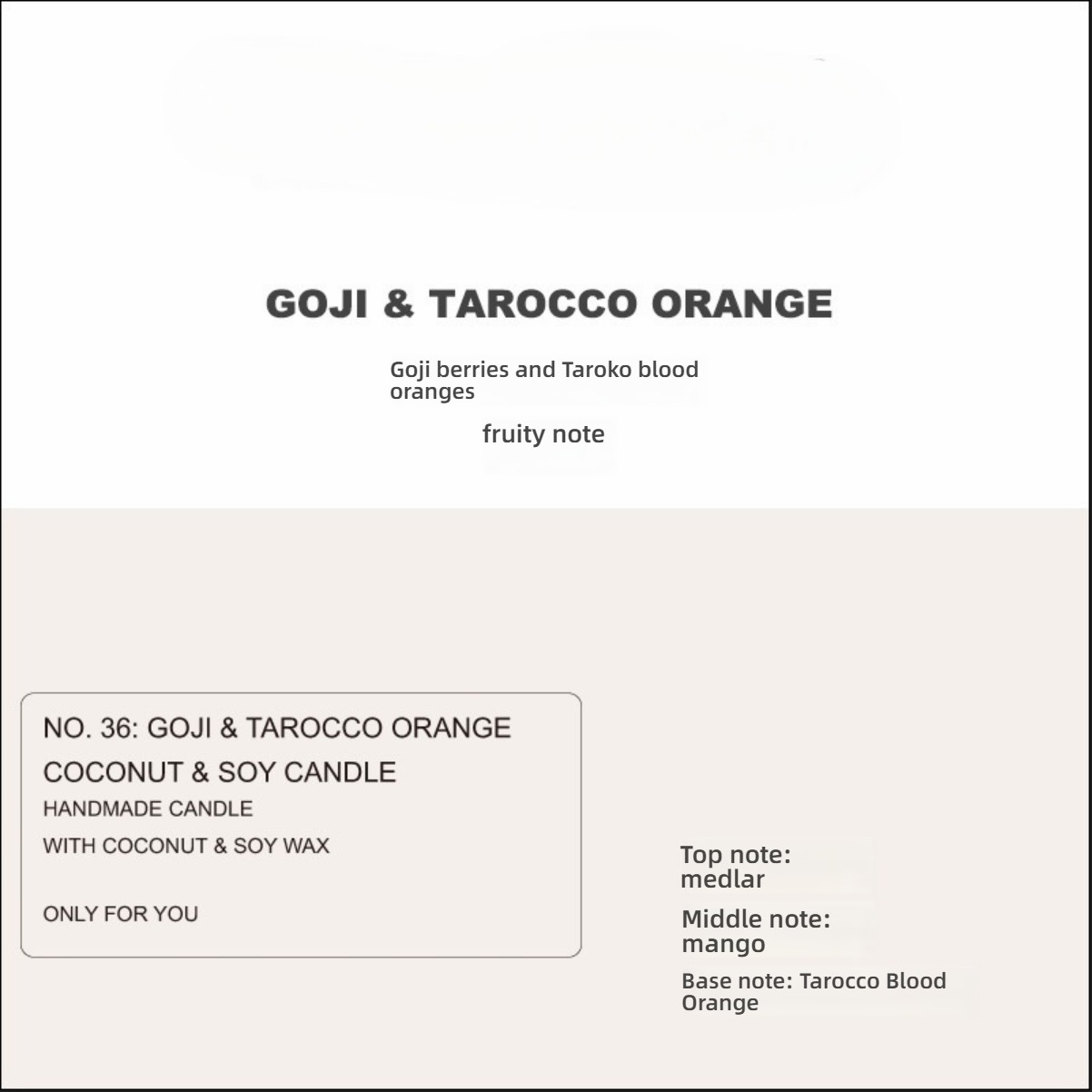 Baies de goji et oranges sanguines Tarocco