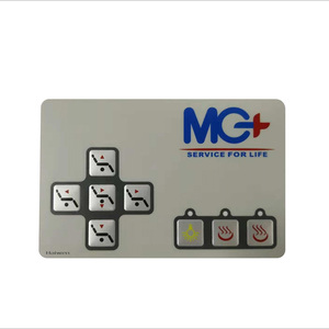 Sản xuất PC Pet với cửa sổ rõ ràng nút dập nổi màng Bảng điều chỉnh đồ họa lớp phủ - Product Image 4