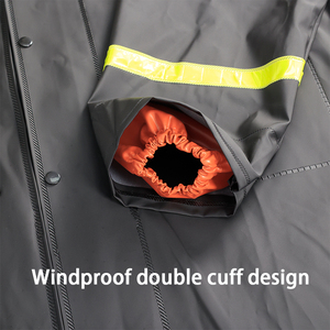 Imperméable en PVC Épaissi 100% Étanche Antidérapant Coupe Ample Économique pour la Construction, l'Agriculture et les Travaux Extérieurs - Product Image 5