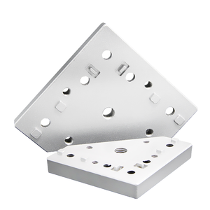 Caster Foot Cup Kết Nối Tấm 30304040 Nhôm Hồ Sơ Tấm Nhôm Phổ Foot End Kết Nối Khối Cố Định Dưới Cùng Khối - Product Image 1