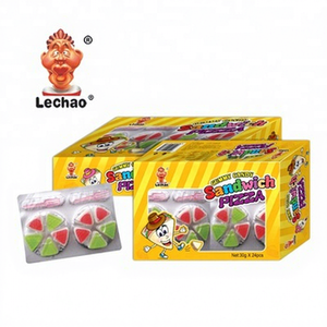 Caramelos de Goma con Forma de <span class=keywords><strong>Pizza</strong></span>, Coloridos, Marca Privada OEM ODM, Dulces Halal, Caramelos Blandos en Caja - Product Image 5