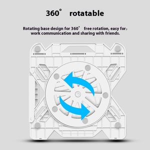 Soporte de refrigeración para teléfono, totalmente de plástico, fresco y práctico, soporte para portátil E5, soporte ajustable para uso manos libres, base estable - Product Image 4