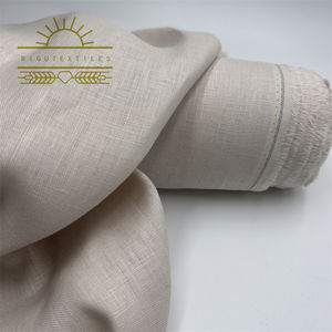 रितु वस्त्र थोक 100% सन लिनन कपड़े ठोस रंग प्रकृति कपड़े पहनने के लिए कपड़े पहनने योग्य कपड़े पहनने के लिए कपड़े - Product Image 4