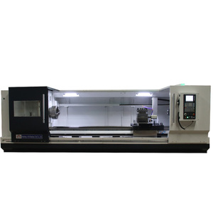 Mesin bubut CNC horizontal CK61100 Tiongkok, sistem GSK 6 ton barang kerja dengan panjang mesin dari 1.5 meter hingga 10m - Product Image 1