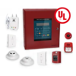 Pabrikan UL864 Panel Kontrol Dapat Disesuaikan Sistem Alarm Api untuk Bangunan