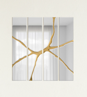 184x200cm nouveau 2025 miroir décoratif mur chambre maquillage miroir décor à la maison Art moderne livraison directe