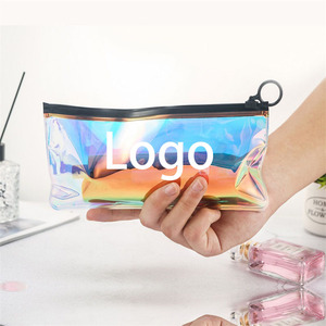 カスタムホログラフィック化粧品ポーチプラスチック包装PVCジップバッグ - Product Image 4