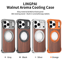 Nouvel Arrivage Coque de Téléphone en Alliage d'Aluminium avec Support Magnétique Rotatif à 360° pour iPhone 17 Pro Max 16 15 14 Plus