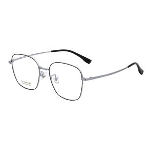 משקפי מתכת שחור מרובע מלבני מסגרות משקפיים בהתאמה אישית מסגרת משקפי מרשם - Product Image 3