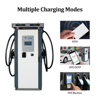 LEISHENG 180kw Pistolet duel au sol Evse Commercial Ocpp CCS1 CCS2 Gb/t Plug Fast Ev Charging Station