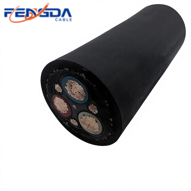 Copper Mining Cable Type 241.1-1.1 EPR Insulation CPE Jacket IP66 Rated 1.1kV