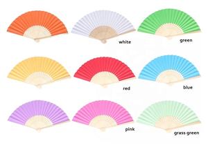 <b>Hand</b> <b>Fan</b> Logo Bamboo Promotional Gift Portable Custom Printed <b>Folding</b> Advertising Brand Summer Business Gift - Product Image 3