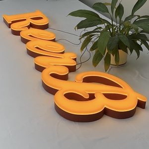 Panneau publicitaire LED 3D personnalisé en acrylique pour extérieur/intérieur, à fixer au mur, avec plusieurs couleurs pour les bureaux et les magasins - Product Image 2