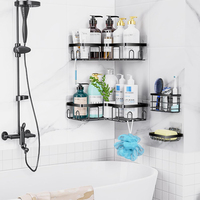 Étagère d'angle de douche magnétique en acier inoxydable, support mural en acier pour salle de bain, sans perçage, 30 cm