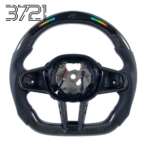 Volant sport en fibre de carbone LED pour BMW Série 3 et 4 G20G21G22G23G26 G80G82 M2M3M4 M240i M340i M440i, intérieur 2019-2025 - Product Image 1